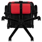 X30 Gaming Chair Racing Office Ergonomic Computer Chair with Fully Reclining Back and Slide-Out Footrest in Red LeatherSoft