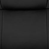 Coffman Flash Fundamentals Mid-Back Black LeatherSoft-Padded Task Office Chair with Arms