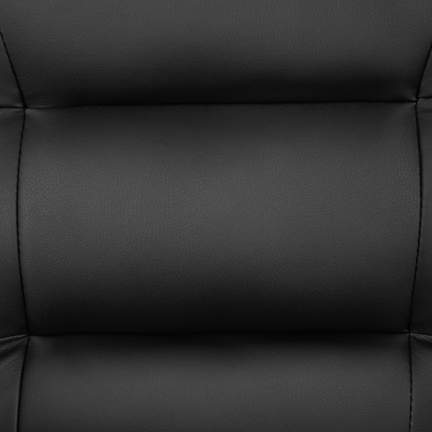 Darwin Flash Fundamentals Black LeatherSoft Executive Reception Chair with Black Metal Frame