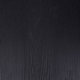 Perry Commercial Grade Black Metal Indoor-Outdoor Stackable Chair with Black Poly Resin Wood Seat
