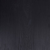 Luna Commercial Grade Black Metal Indoor-Outdoor Chair with Arms with Black Poly Resin Wood Seat