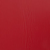 Luna Commercial Grade Red Metal Indoor-Outdoor Chair with Arms with Red Poly Resin Wood Seat