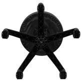 Baker Black Adjustable Doctors Stool on Wheels with Ergonomic Molded Seat