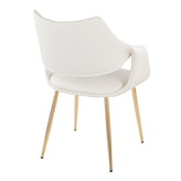Curvo High Back Upholstered Chair - Set of 2