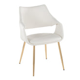 Curvo High Back Upholstered Chair - Set of 2