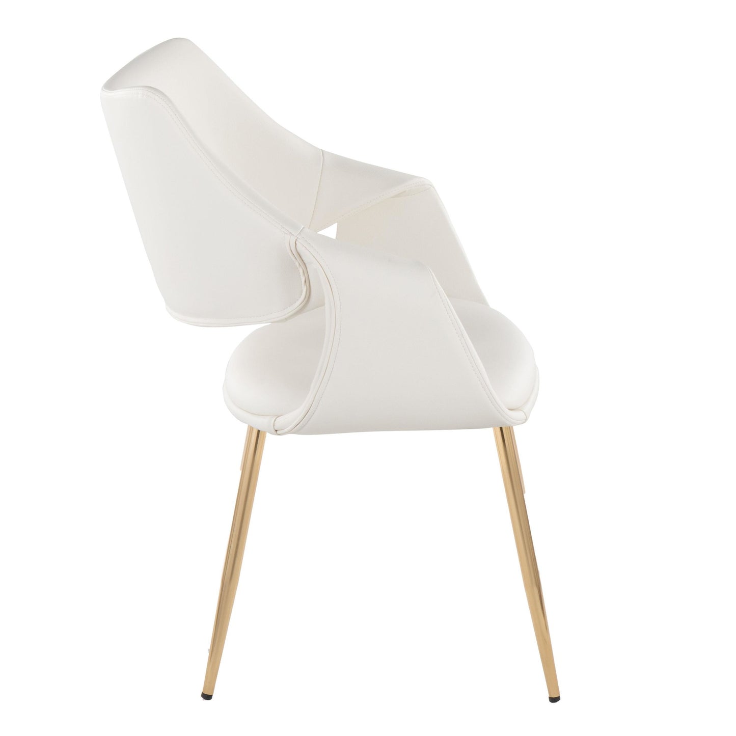 Curvo High Back Upholstered Chair - Set of 2