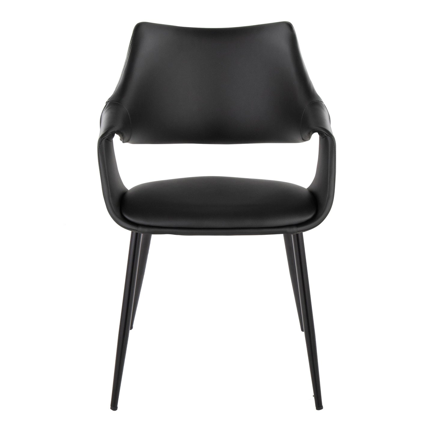 Curvo High Back Upholstered Chair - Set of 2