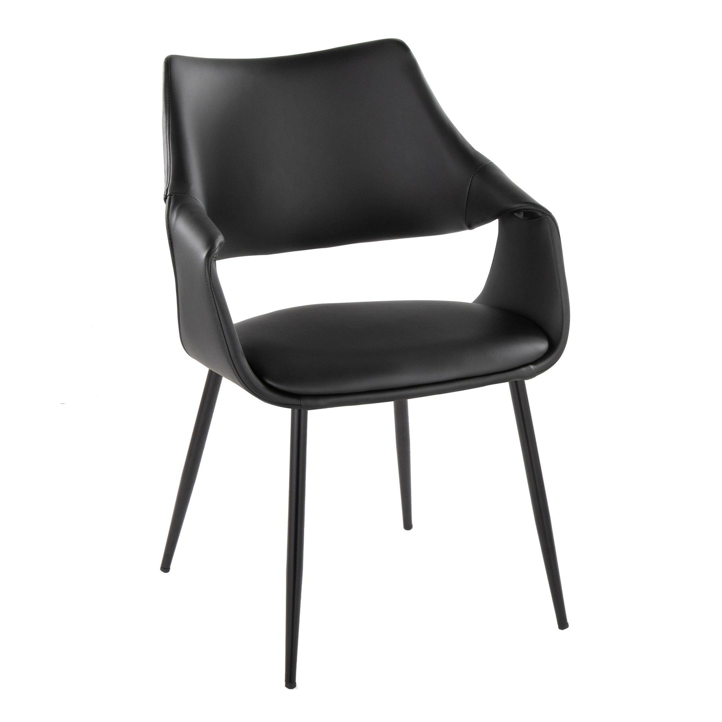Curvo High Back Upholstered Chair - Set of 2