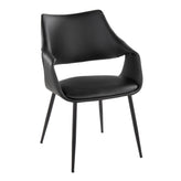 Curvo High Back Upholstered Chair - Set of 2
