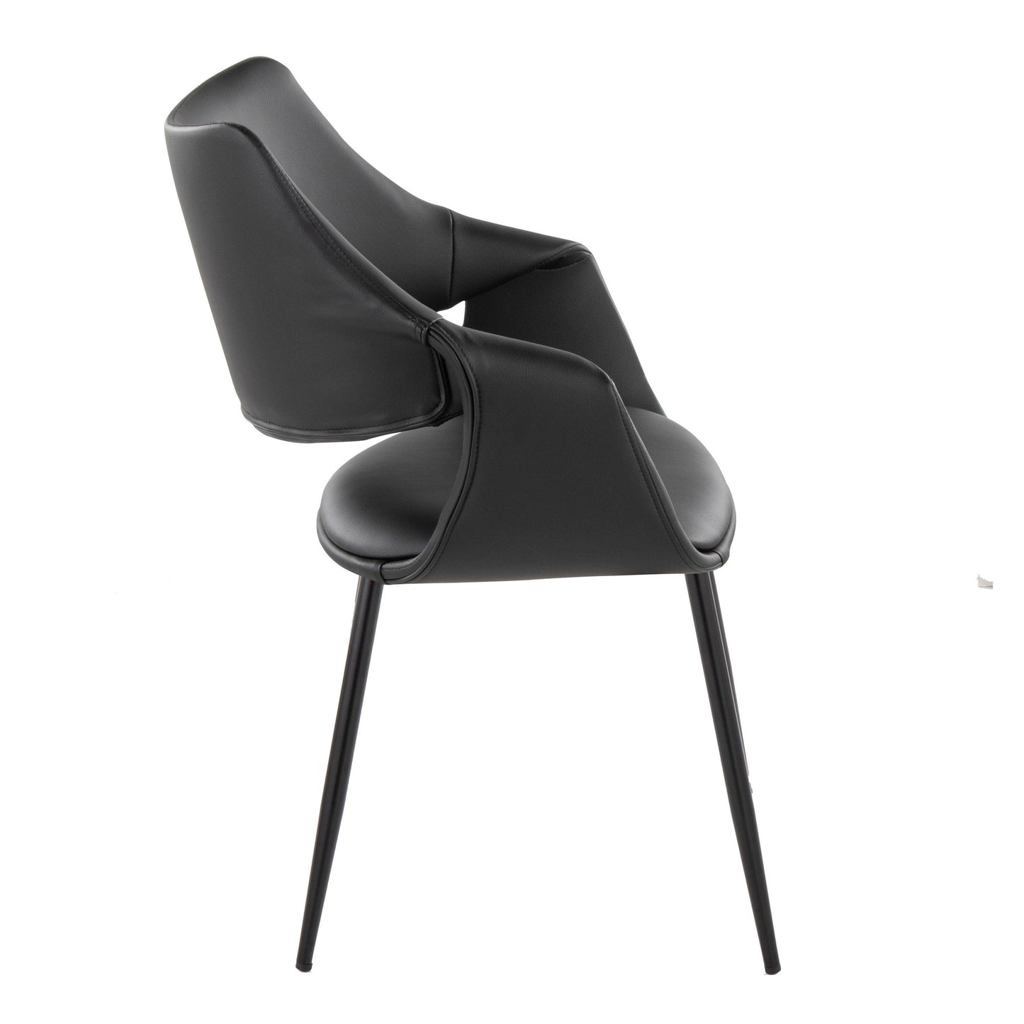 Curvo High Back Upholstered Chair - Set of 2
