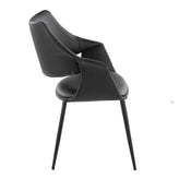 Curvo High Back Upholstered Chair - Set of 2