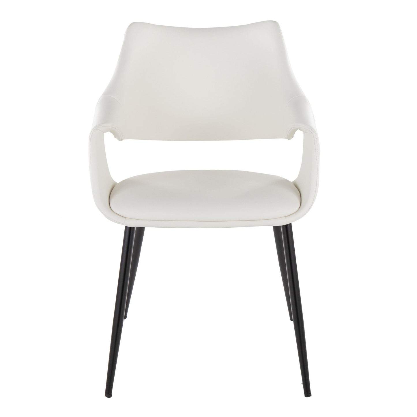 Curvo High Back Upholstered Chair - Set of 2