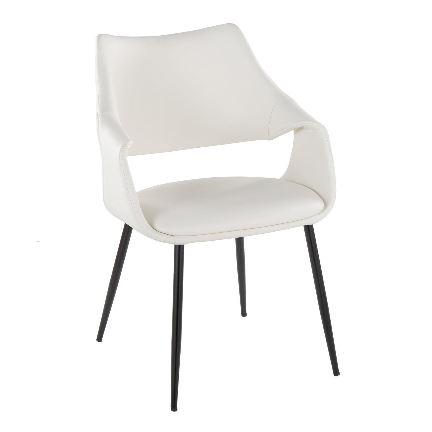 Curvo High Back Upholstered Chair - Set of 2
