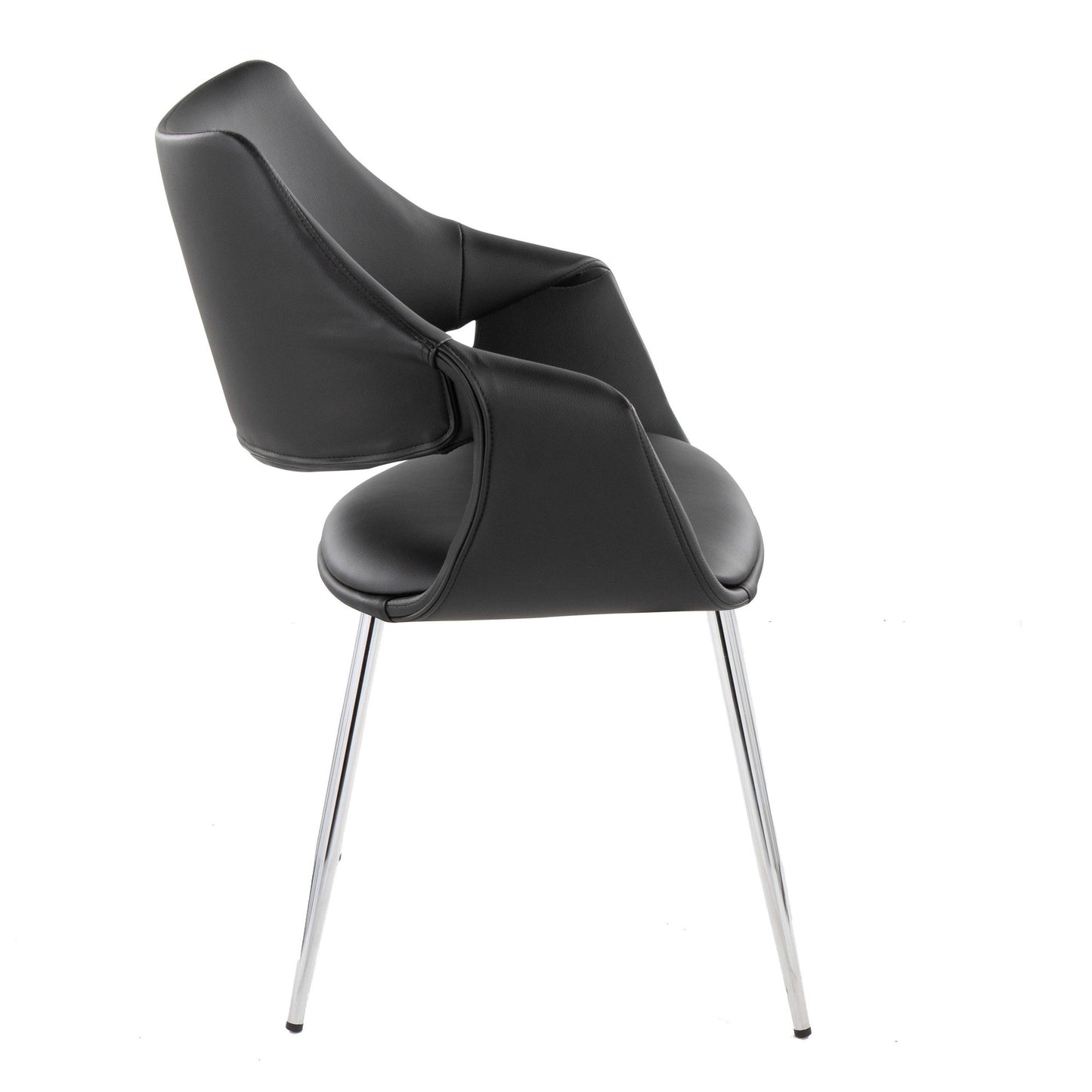 Curvo High Back Upholstered Chair - Set of 2
