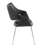Curvo High Back Upholstered Chair - Set of 2