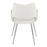 Curvo High Back Upholstered Chair - Set of 2