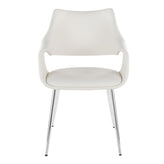 Curvo High Back Upholstered Chair - Set of 2