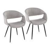 Curvo Upholstered Chair - Set of 2