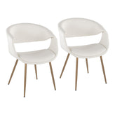 Curvo Upholstered Chair - Set of 2