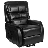 HERCULES Series Black LeatherSoft Remote Powered Lift Recliner for Elderly