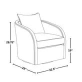 Gemma Swivel Accent Chair