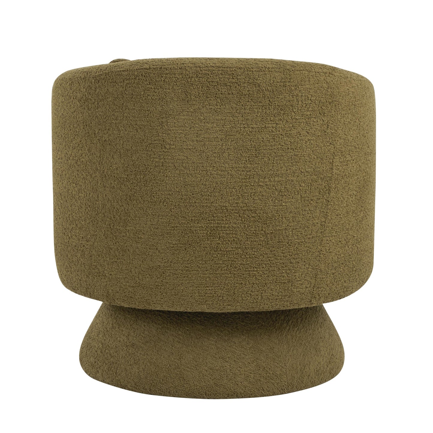 Zara Upholstered Swivel Accent Chair With Pillow