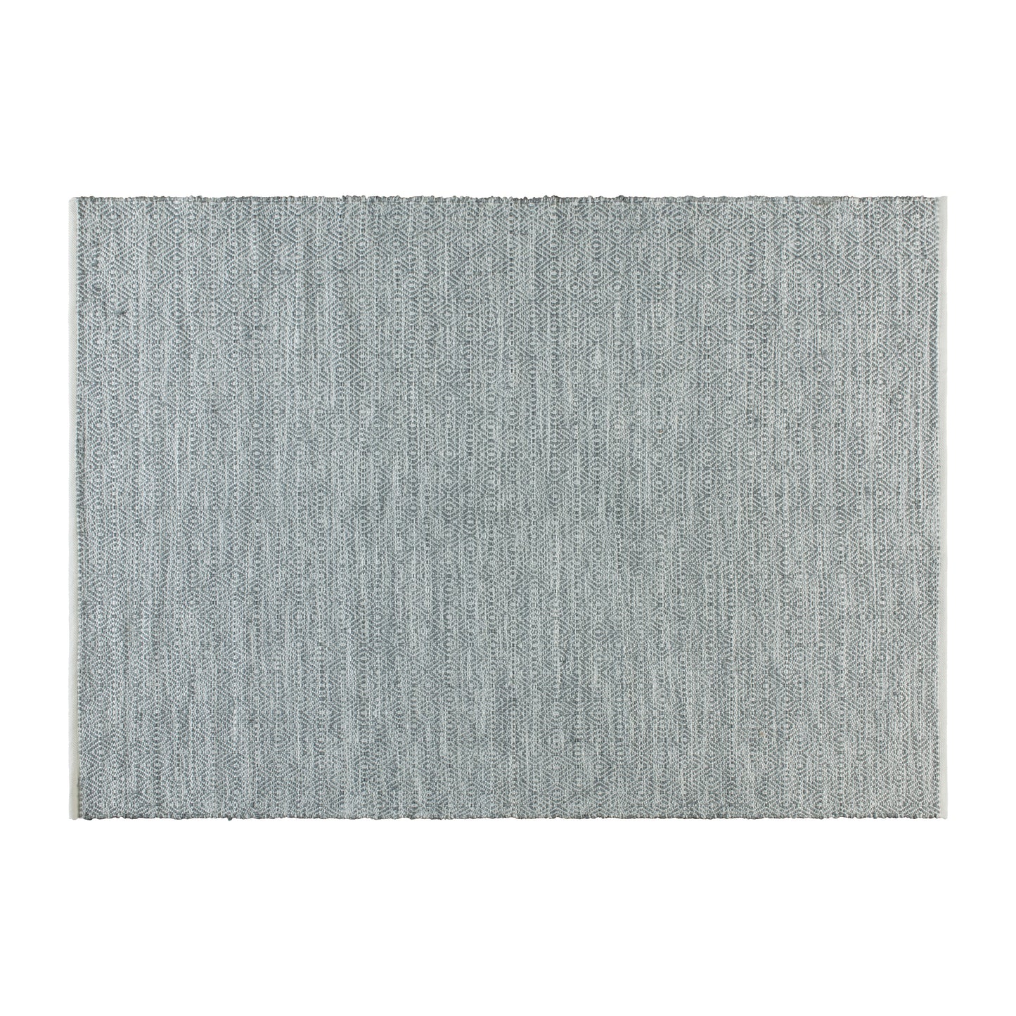Abbott 5' x 7' Handwoven Indoor/Outdoor Diamond Pattern Area Rug in Grey