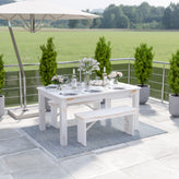 Abbott 5' x 7' Handwoven Indoor/Outdoor Diamond Pattern Area Rug in Grey