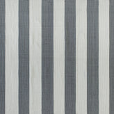 Melissa 5' x 7' Grey & White Striped Handwoven Indoor/Outdoor Cabana Style Stain Resistant Area Rug