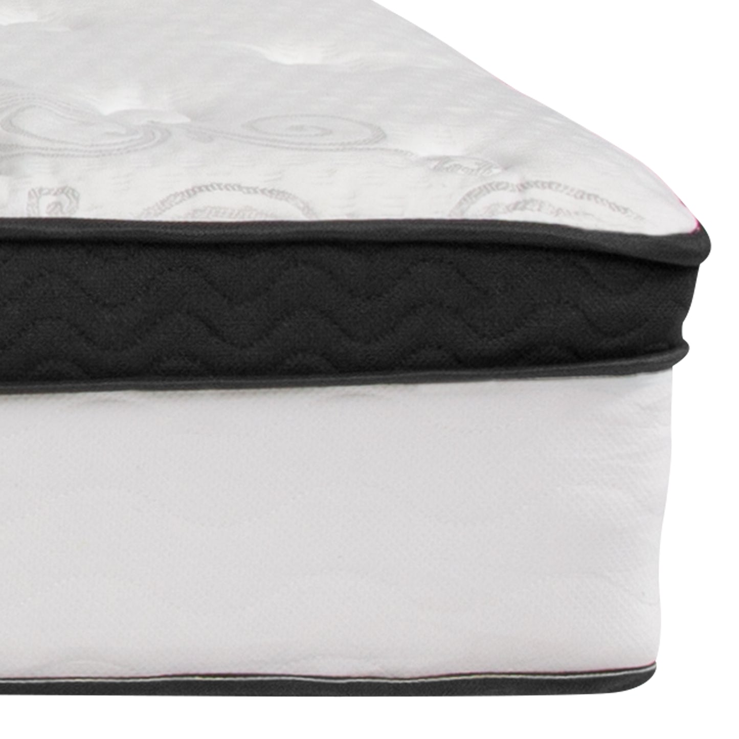 Capri Comfortable Sleep 12 Inch CertiPUR-US Certified Memory Foam & Pocket Spring Mattress, Queen Mattress in a Box
