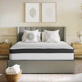 Capri Comfortable Sleep 12 Inch CertiPUR-US Certified Memory Foam & Pocket Spring Mattress, Queen Mattress in a Box