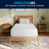 Cloud Green Tea Cooling Gel 4-Layer Memory Foam 10" Twin Mattress in a Box with CertiPUR-US Certification, Washable Cover, and Pressure Relief