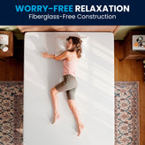 Cloud Green Tea Cooling Gel 4-Layer Memory Foam 10" Twin Mattress in a Box with CertiPUR-US Certification, Washable Cover, and Pressure Relief