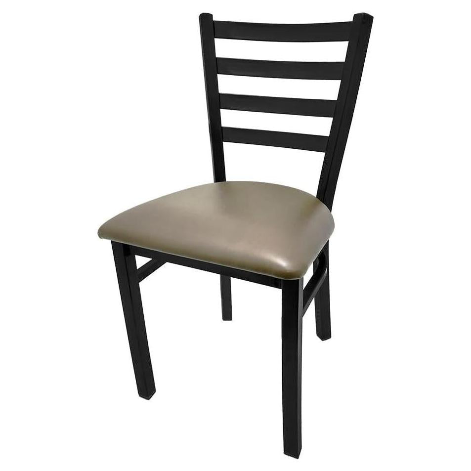 Standard Ladderback Chair with Black Frame