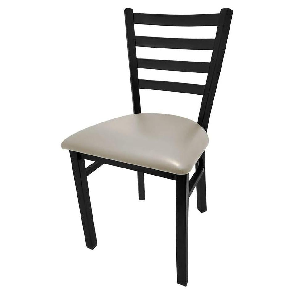 Standard Ladderback Chair with Black Frame