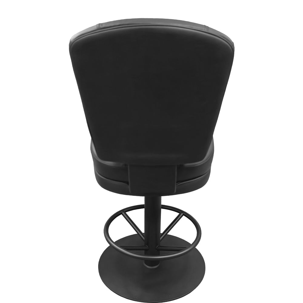 Holdem Casino Stool with Counter Height Pedestal Disc Swivel Base