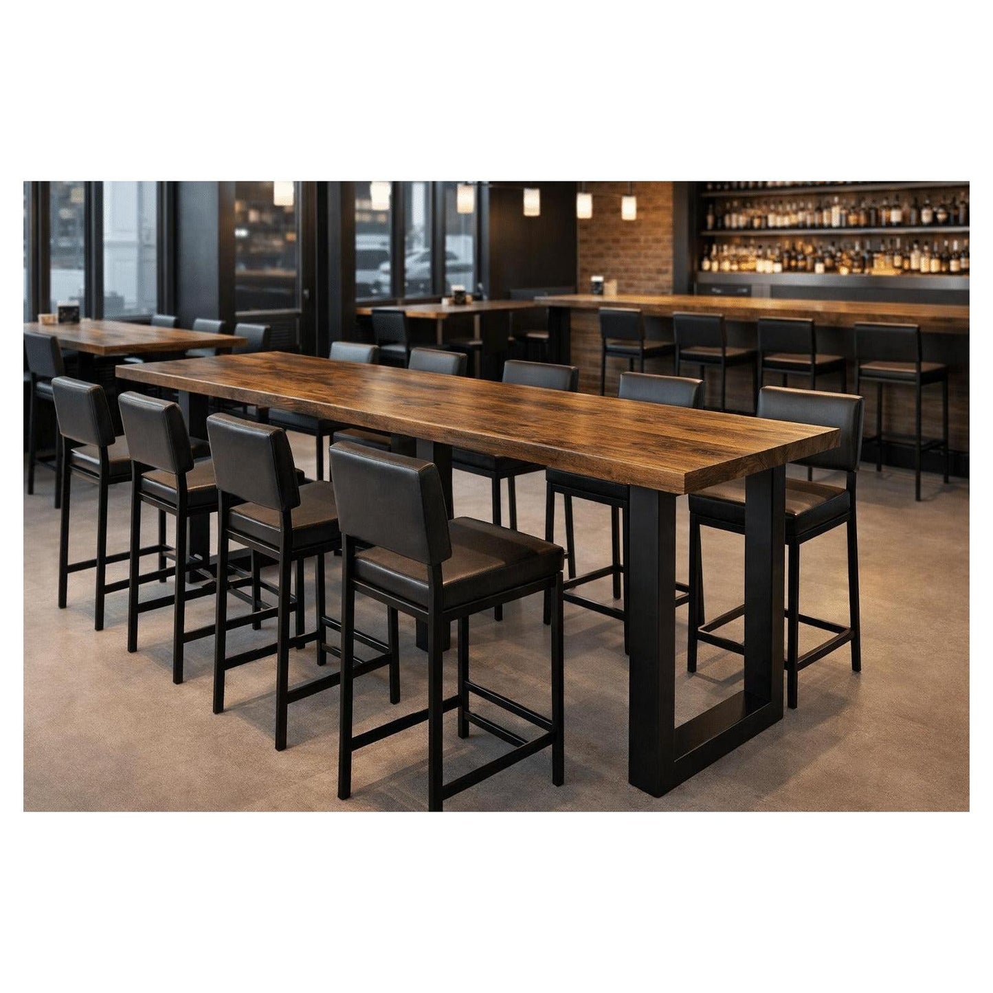 Square Powder Coated Table Legs - Set of 2