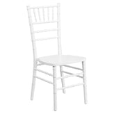 White Outdoor Durable Resin Steel Skeleton Chiavari Chair
