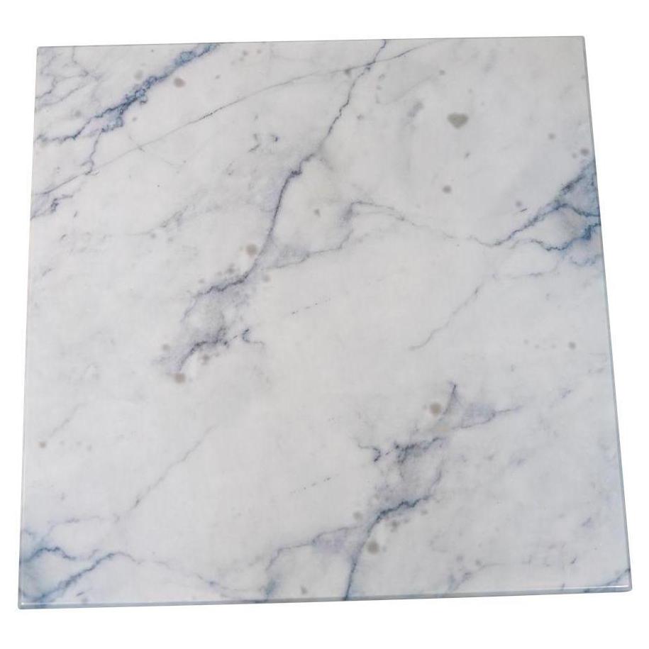 Coffee Stain Marble Pattern Powder Coated MDF Indoor Table Tops