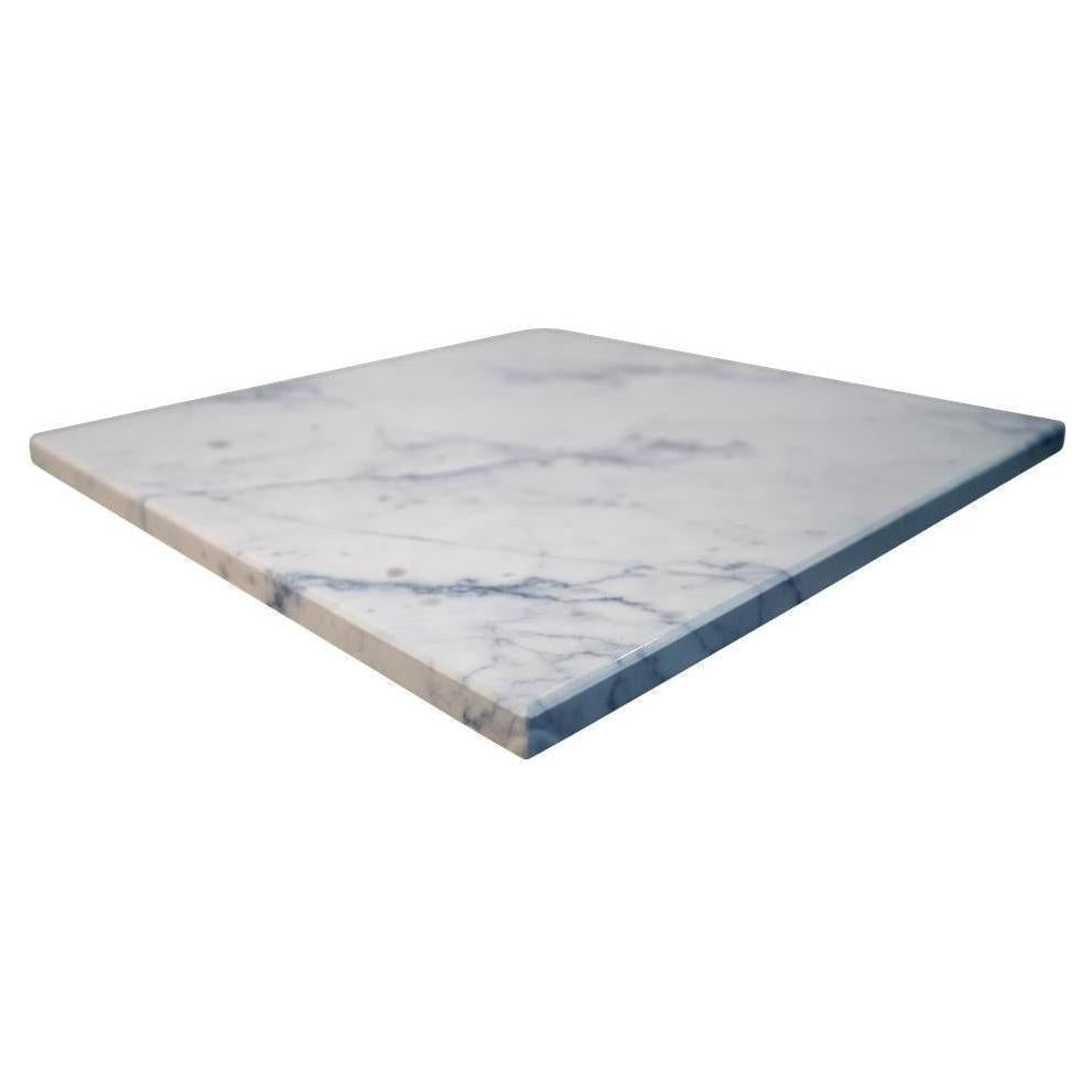 Coffee Stain Marble Pattern Powder Coated MDF Indoor Table Tops