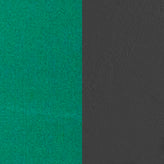 Silas 34.5" Square 4-Player Black Folding Card Game Table with Green Playing Surface and Cup Holders