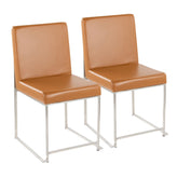 High Back Fuji Dining Chair - Set of 2