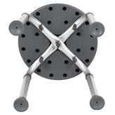 HERCULES Series Tool-Free and Quick Assembly, 300 Lb. Capacity, Adjustable Gray Bath & Shower Stool