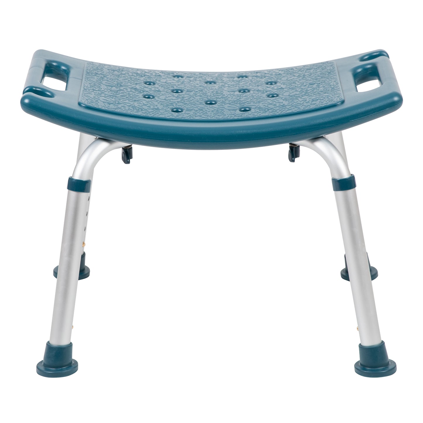 HERCULES Series Tool-Free and Quick Assembly, 300 Lb. Capacity, Adjustable Navy Bath & Shower Chair with Non-slip Feet