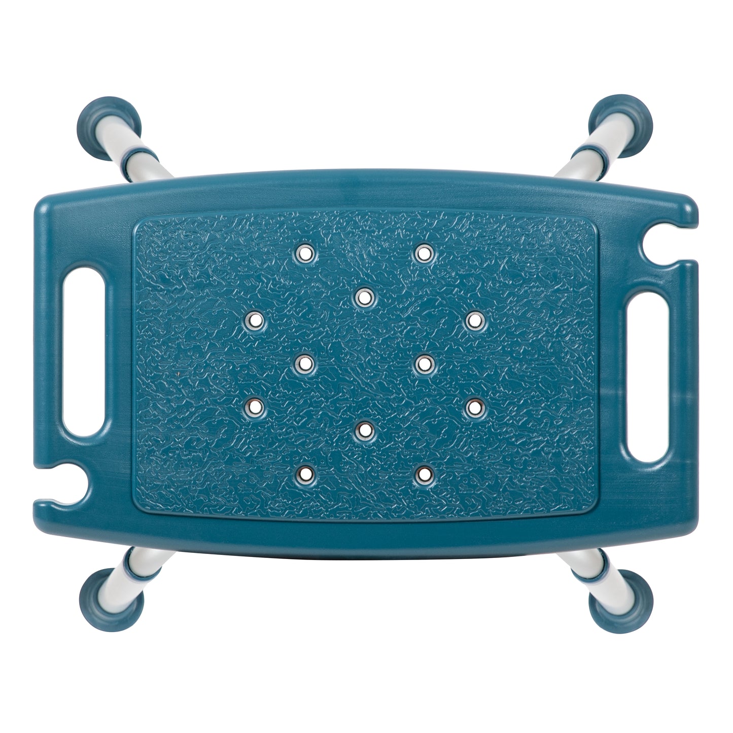 HERCULES Series Tool-Free and Quick Assembly, 300 Lb. Capacity, Adjustable Navy Bath & Shower Chair with Non-slip Feet