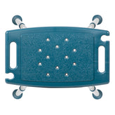 HERCULES Series Tool-Free and Quick Assembly, 300 Lb. Capacity, Adjustable Navy Bath & Shower Chair with Non-slip Feet