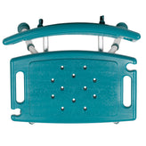 HERCULES Series Tool-Free and Quick Assembly, 300 Lb. Capacity, Adjustable Teal Bath & Shower Chair with Extra Large Back