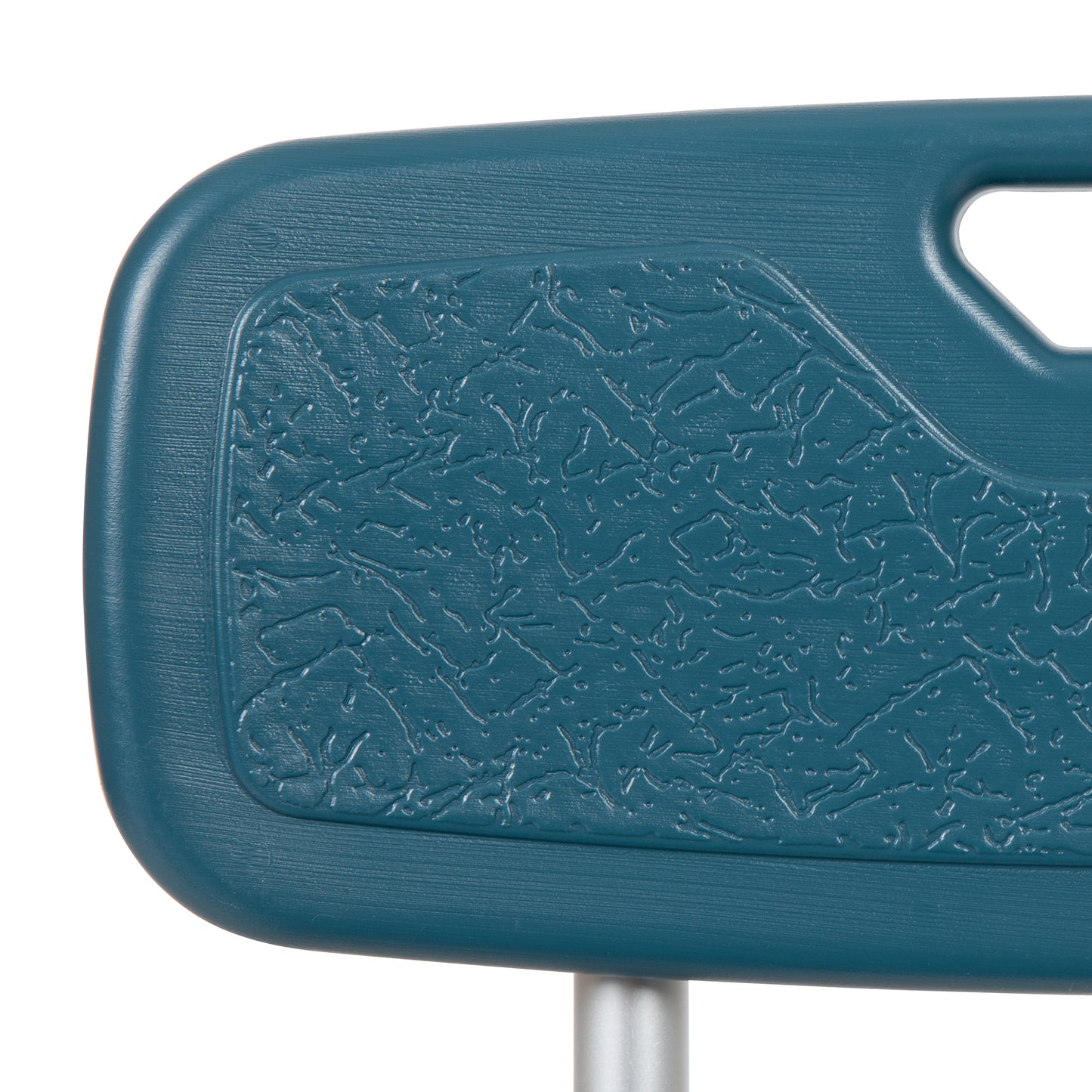 HERCULES Series 300 Lb. Capacity Adjustable Navy Bath & Shower Chair with Quick Release Back & Arms