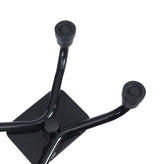 HERCULES Adjustable Quad Cane with Comfort Grip Foam Padded Handle, Large 4-Pronged Base for Stability, and Left or Right Handed Use in Black