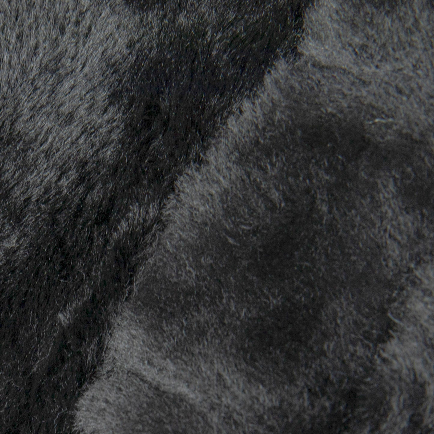 Duncan Oversized Black Furry Refillable Bean Bag Chair for All Ages